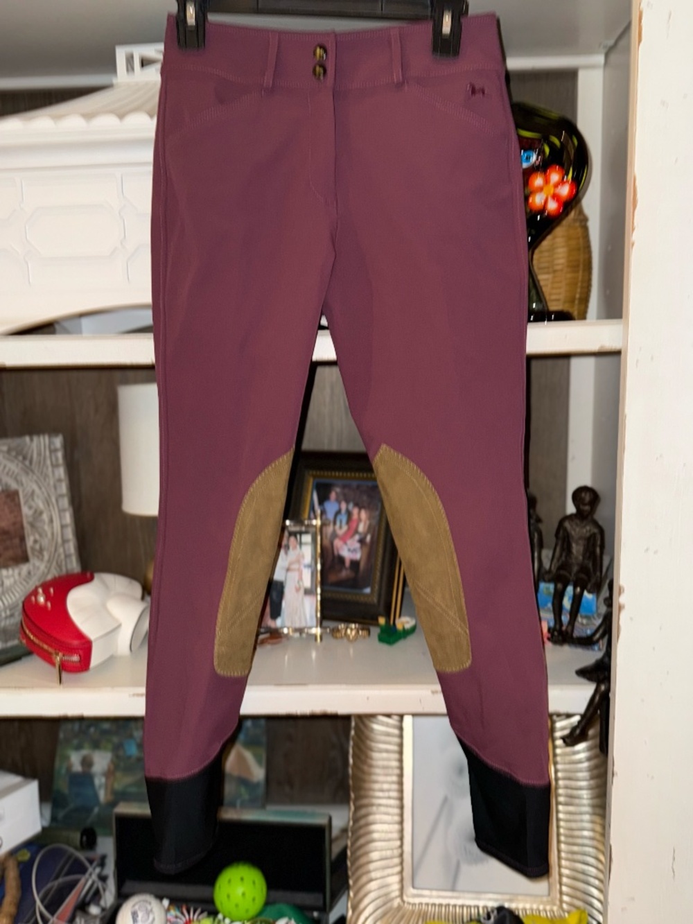 R.J. Classics sz 26 mid rise Anna riding breeches mixed berry - Picture 7 of 9